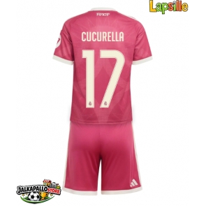 Real Madrid Marc Cucurella #17 Kolmaspaita Lapsille 2026-27 Lyhythihainen (+ shortsit)